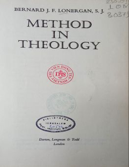 METHOD IN THEOLOGY